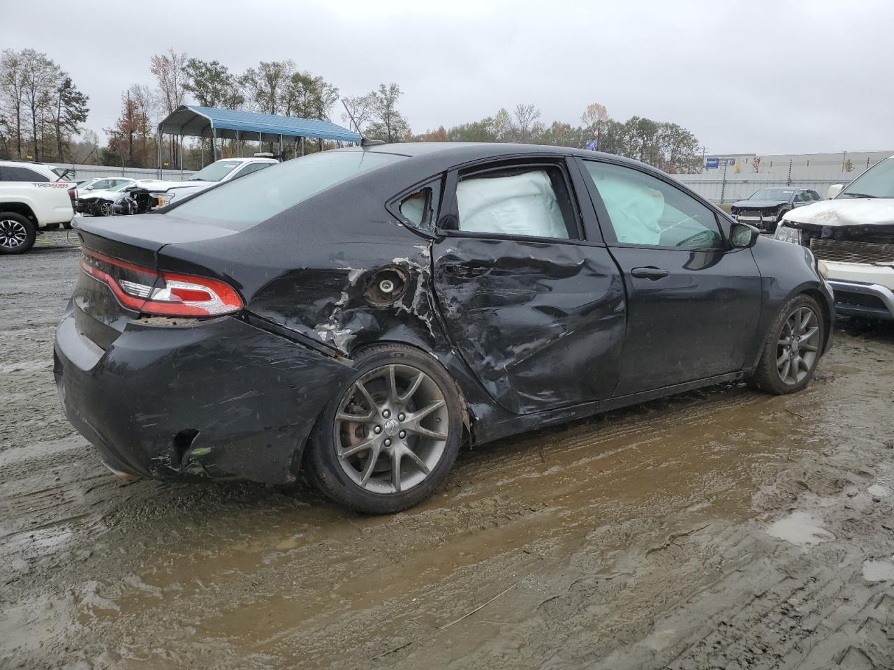 2013 Dodge Dart VIN 1C3CDFBA9DD111112 Copart auction photo, side damage thumbnail 3