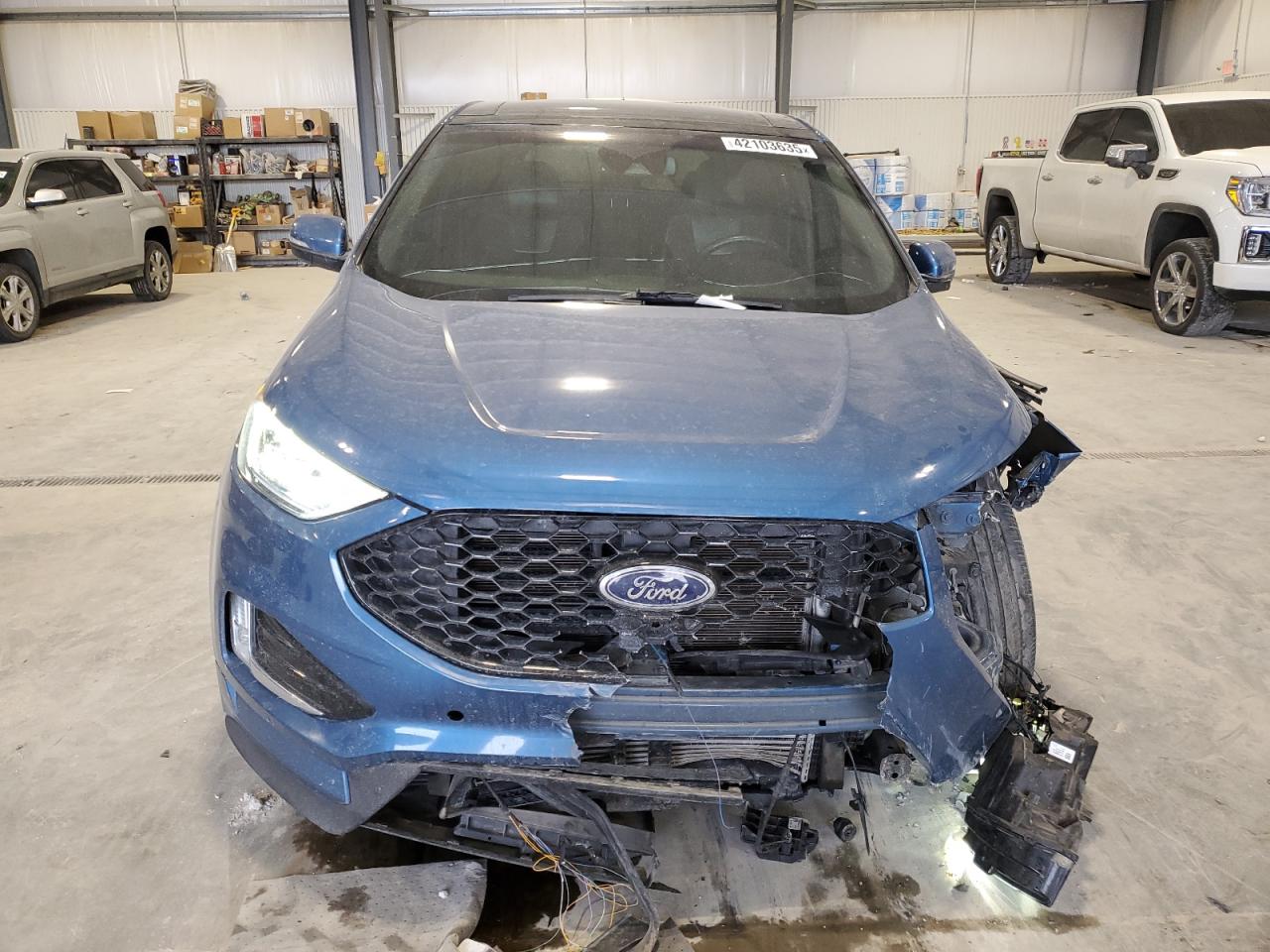 2019 Ford Edge VIN 2FMPK4AP2KBB59966 Copart auction photo, front end / rear end damage thumbnail 5
