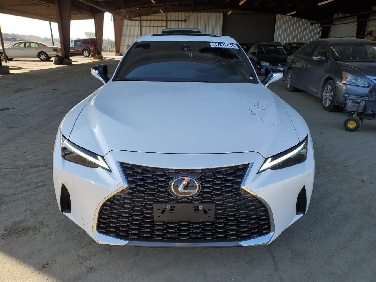 2023 Lexus IS VIN JTHDA1D29P5126031 Copart auction photo, top/roof / minor dent/scratches damage thumbnail 5
