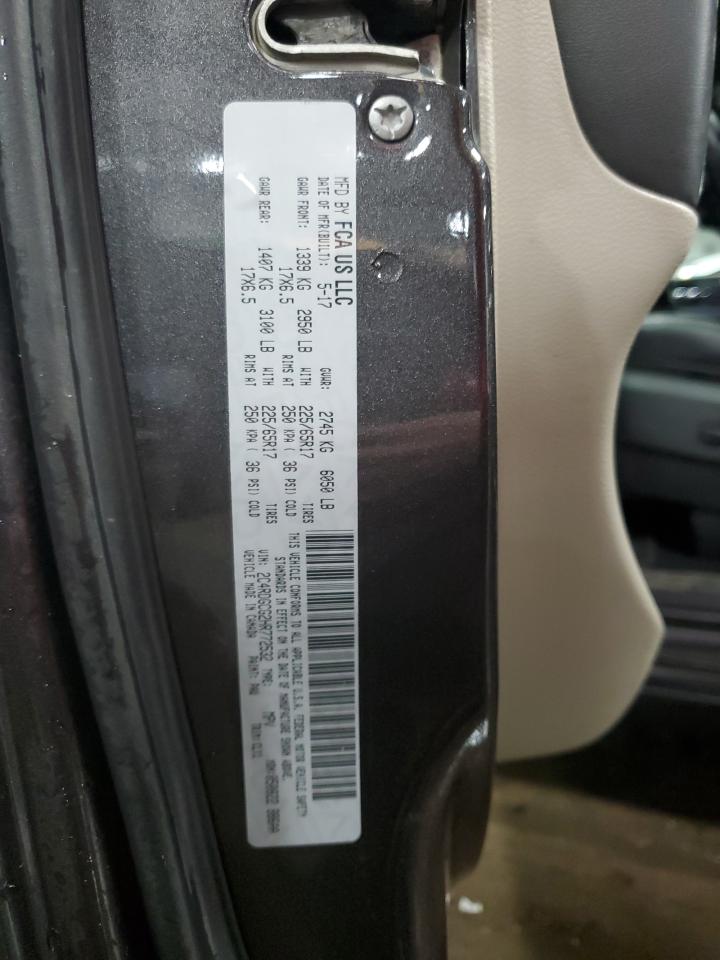 2017 Dodge Caravan VIN 2C4RDGCG2HR772532 Copart auction photo, front end damage thumbnail 15