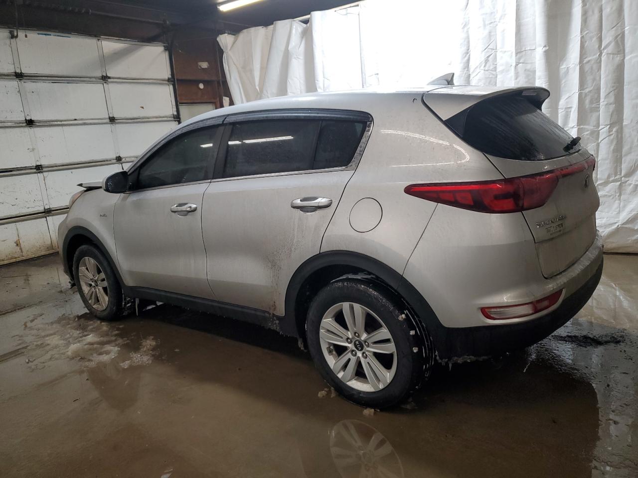 2019 KIA Sportage VIN KNDPMCAC8K7613555 Copart auction photo, front end / side damage thumbnail 2