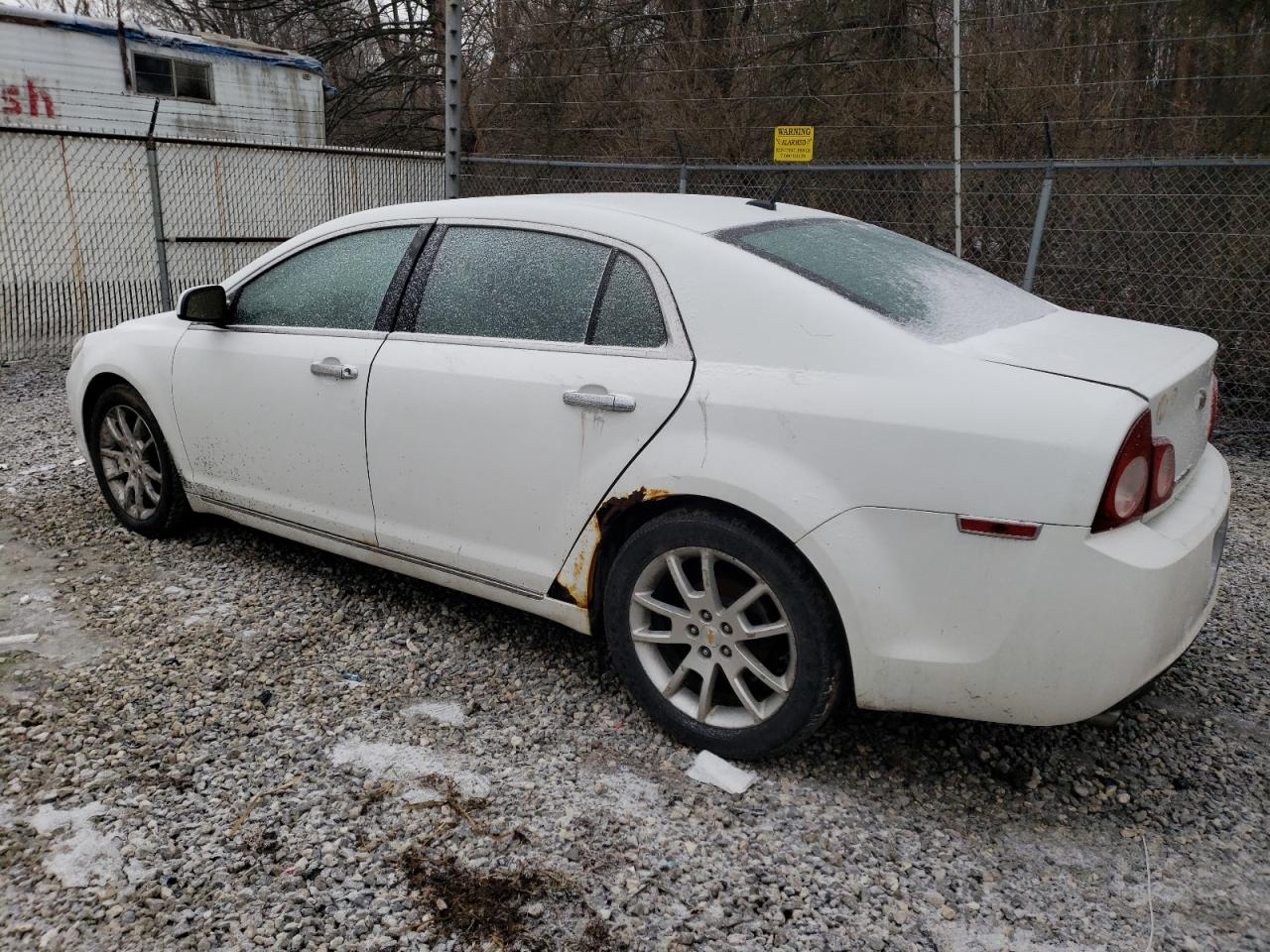2010 Chevrolet Malibu VIN 1G1ZE5E72AF325560 Copart auction photo, rear end / side damage thumbnail 2