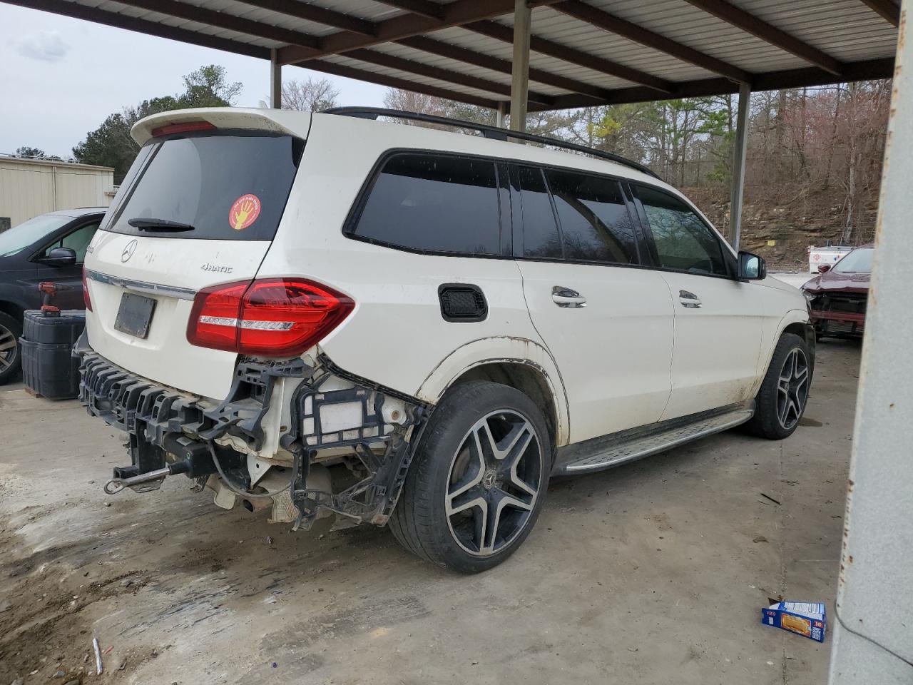 2018 Mercedes-Benz GLS-klasse VIN 4JGDF7DE9JB062805 Copart auction photo, front end / rear end damage thumbnail 3