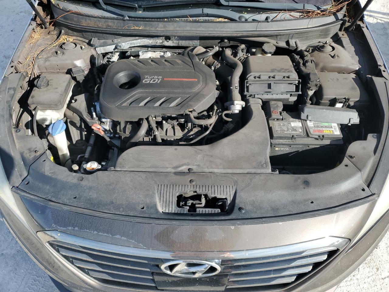 2015 Hyundai Sonata VIN 5NPE34AB5FH134468 Copart auction photo, rear end / side damage thumbnail 12