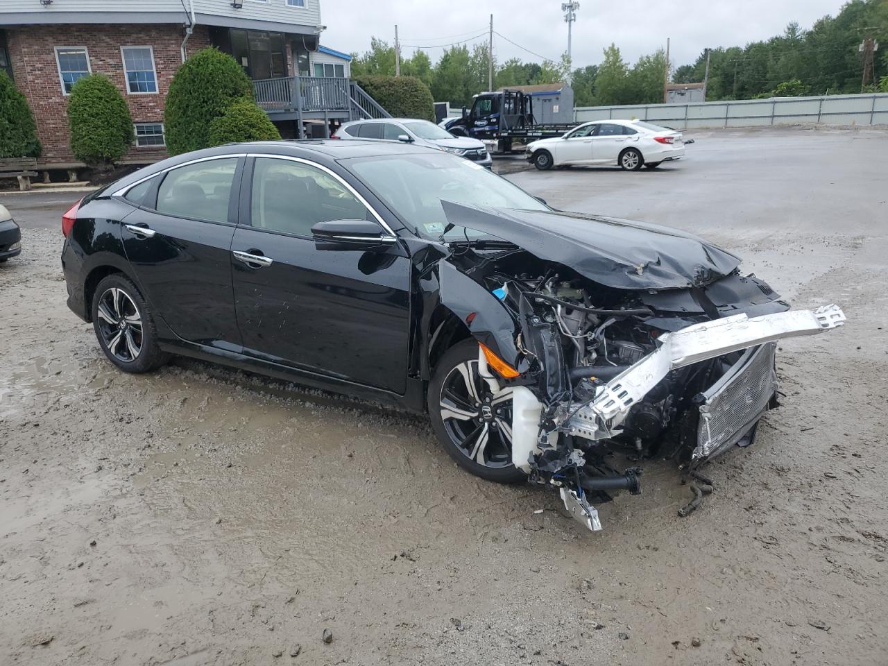 2018 Honda Civic VIN JHMFC1F94JX016514 Copart auction photo, front end / undercarriage damage thumbnail 4