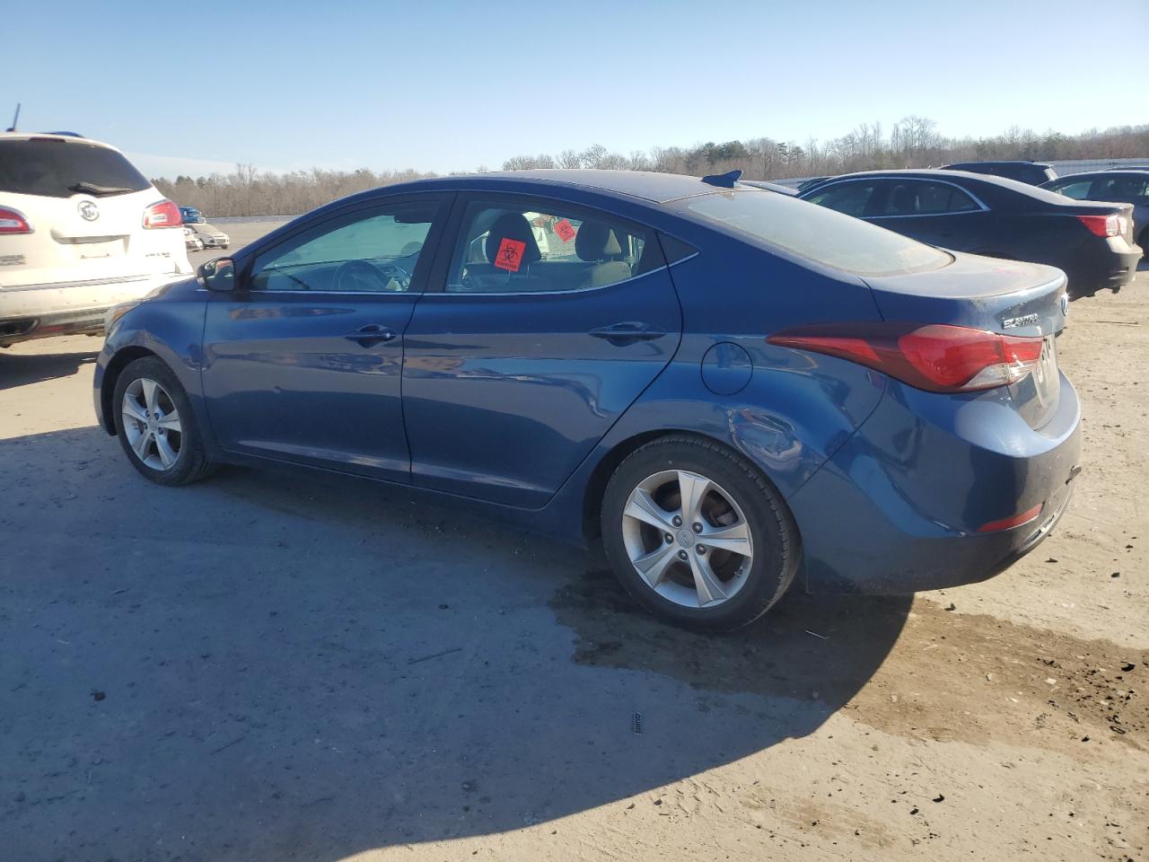 2016 Hyundai Elantra VIN KMHDH4AE8GU628771 Copart auction photo, water/flood / minor dent/scratches damage thumbnail 2