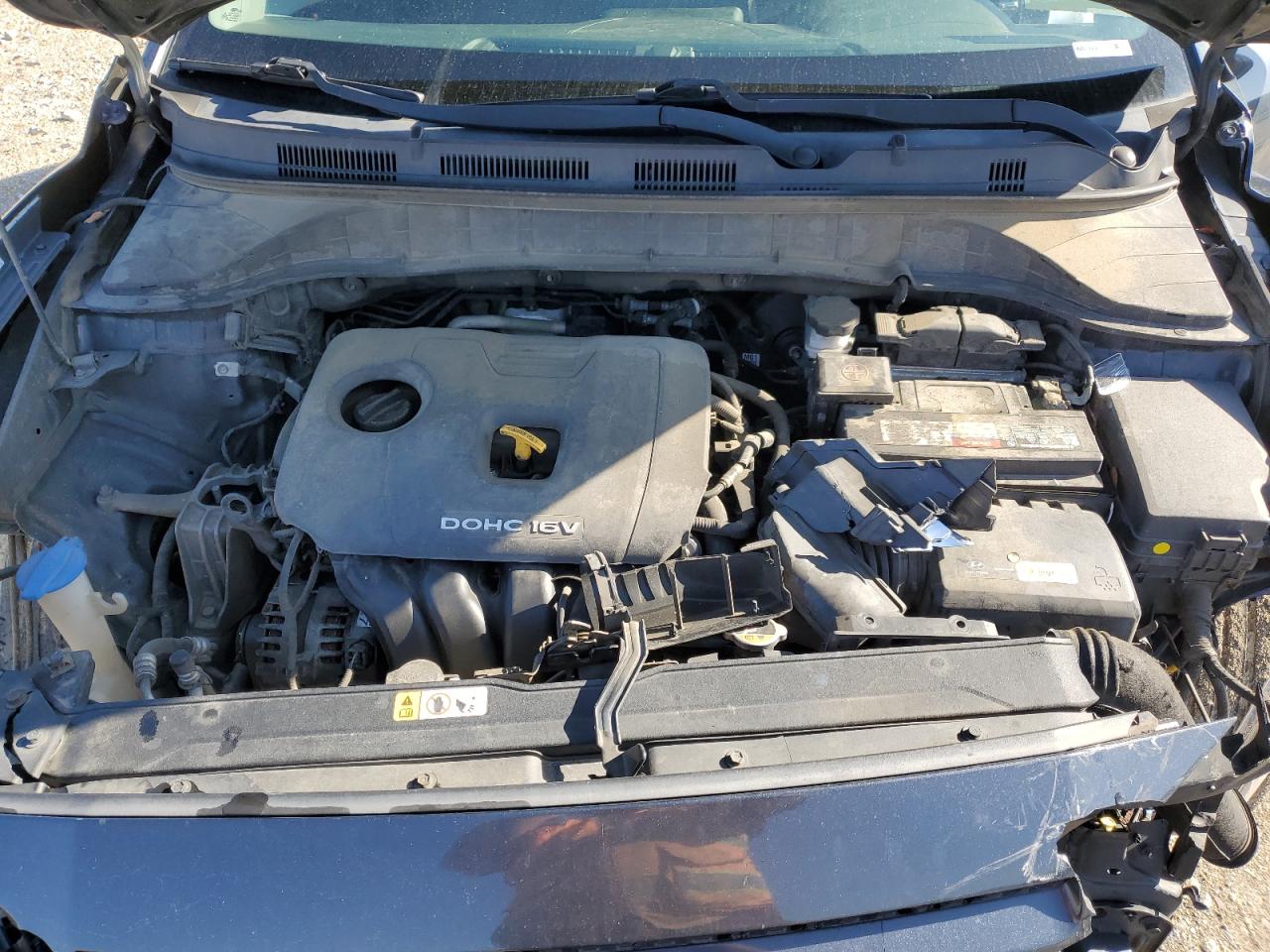 2019 Hyundai Kona VIN KM8K12AAXKU271311 Copart auction photo, front end / side damage thumbnail 13