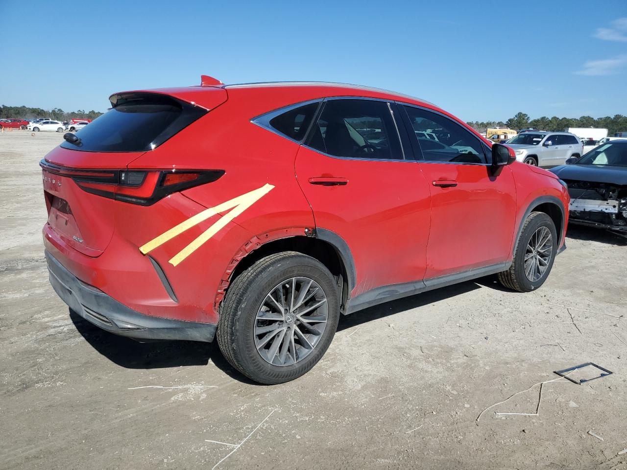 2024 Lexus NX VIN 2T2GDCAZ6RC007597 Copart auction photo, rear end damage thumbnail 3