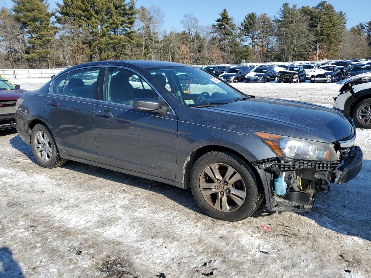 2012 Honda Accord VIN 1HGCP2F6XCA148219 Copart auction photo, front end / side damage thumbnail 4