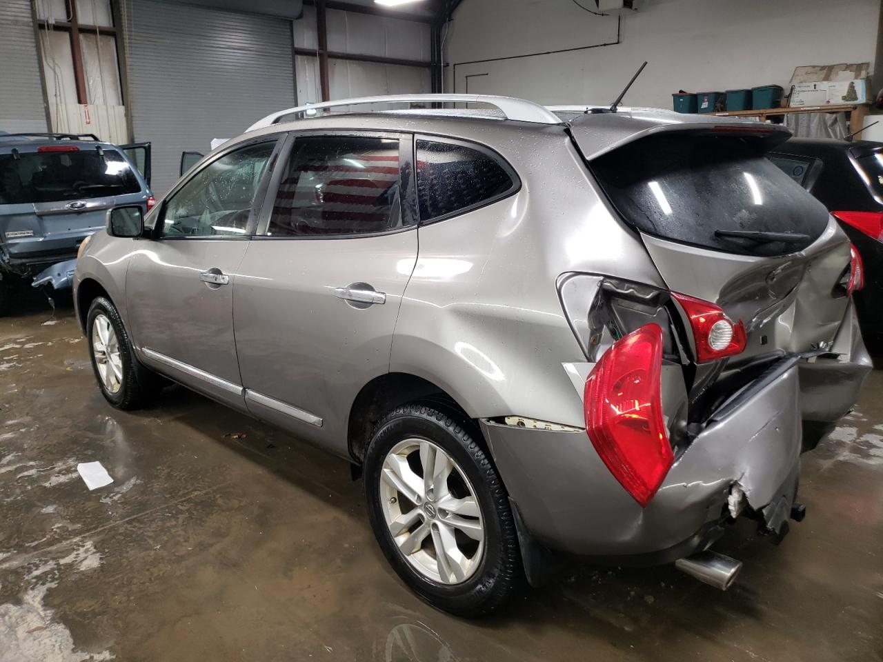 2013 Nissan Rogue VIN JN8AS5MV3DW604487 Copart auction photo, rear end damage thumbnail 2