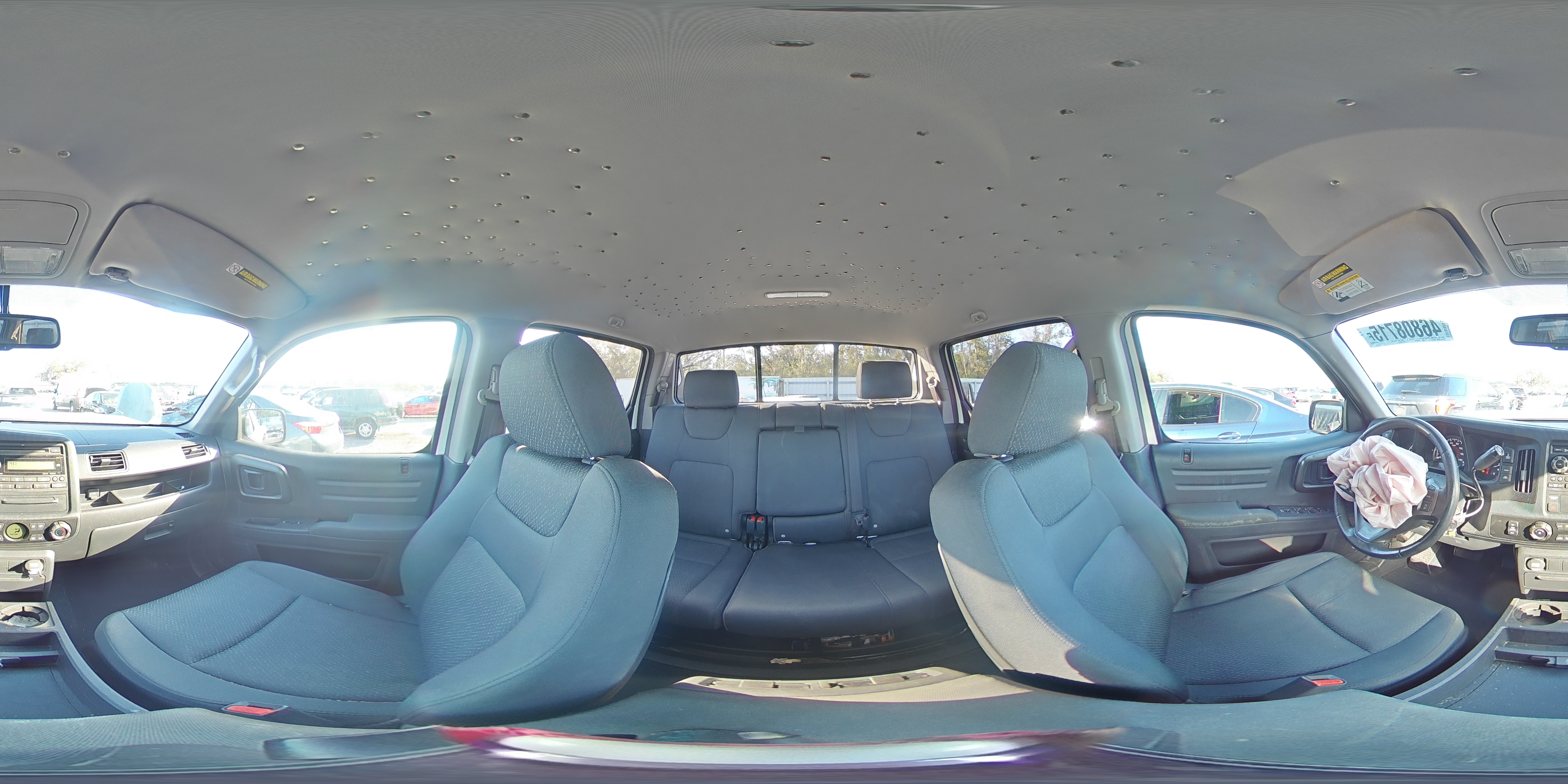 2014 Honda Ridgeline VIN 5FPYK1F71EB009717 Copart auction photo, front end damage thumbnail 13
