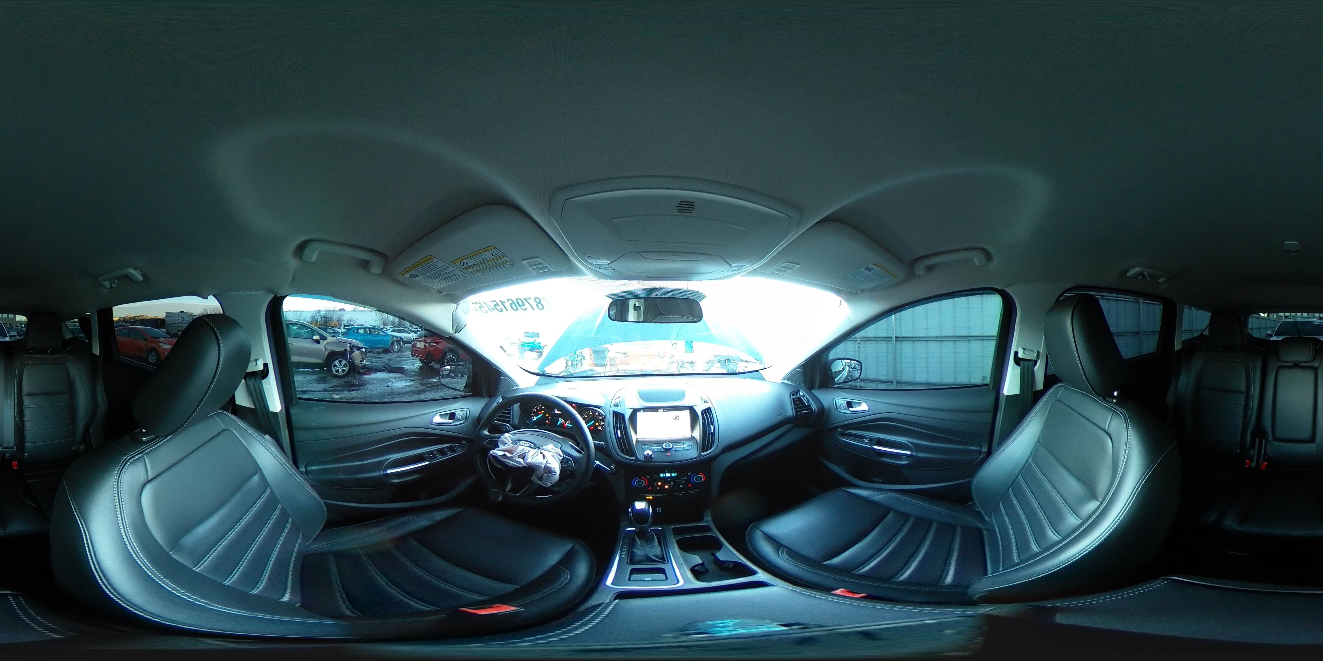 2019 Ford Escape VIN 1FMCU9HD6KUC53943 Copart auction photo, front end / side damage thumbnail 15