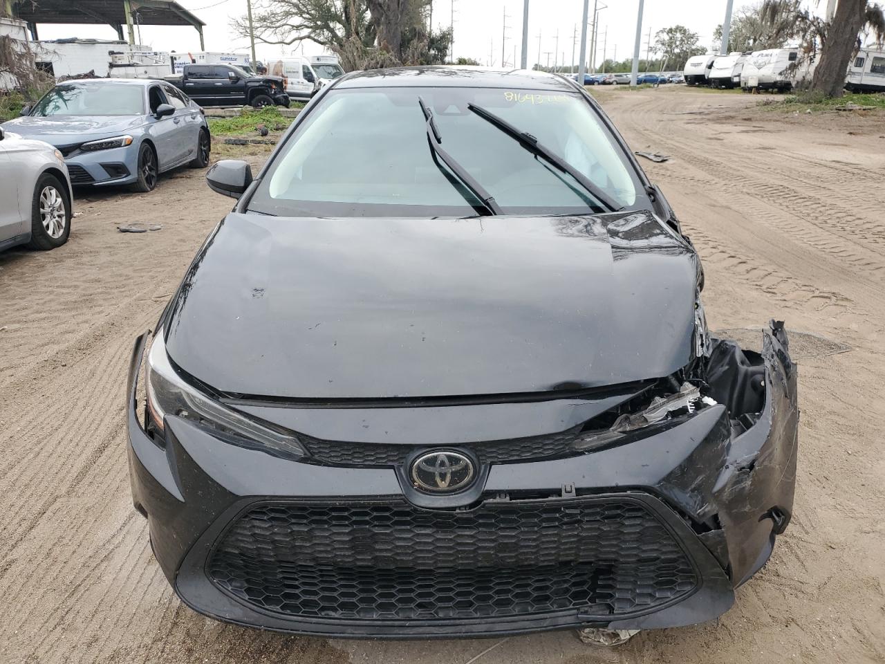2021 Toyota Corolla VIN 5YFEPMAE3MP260214 Copart auction photo, all over damage thumbnail 5
