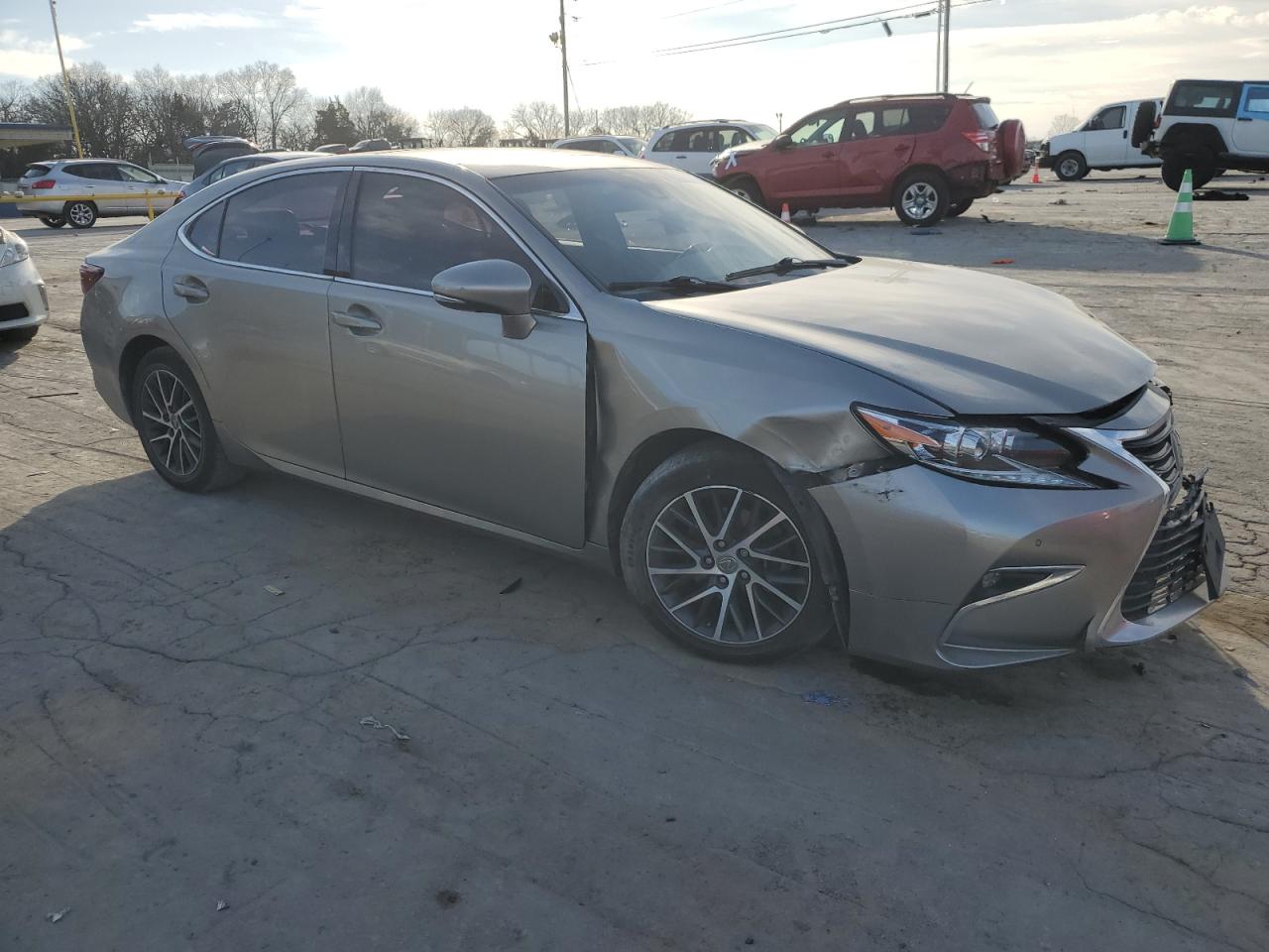2018 Lexus ES VIN 58ABK1GG6JU082004 Copart auction photo, front end damage thumbnail 4