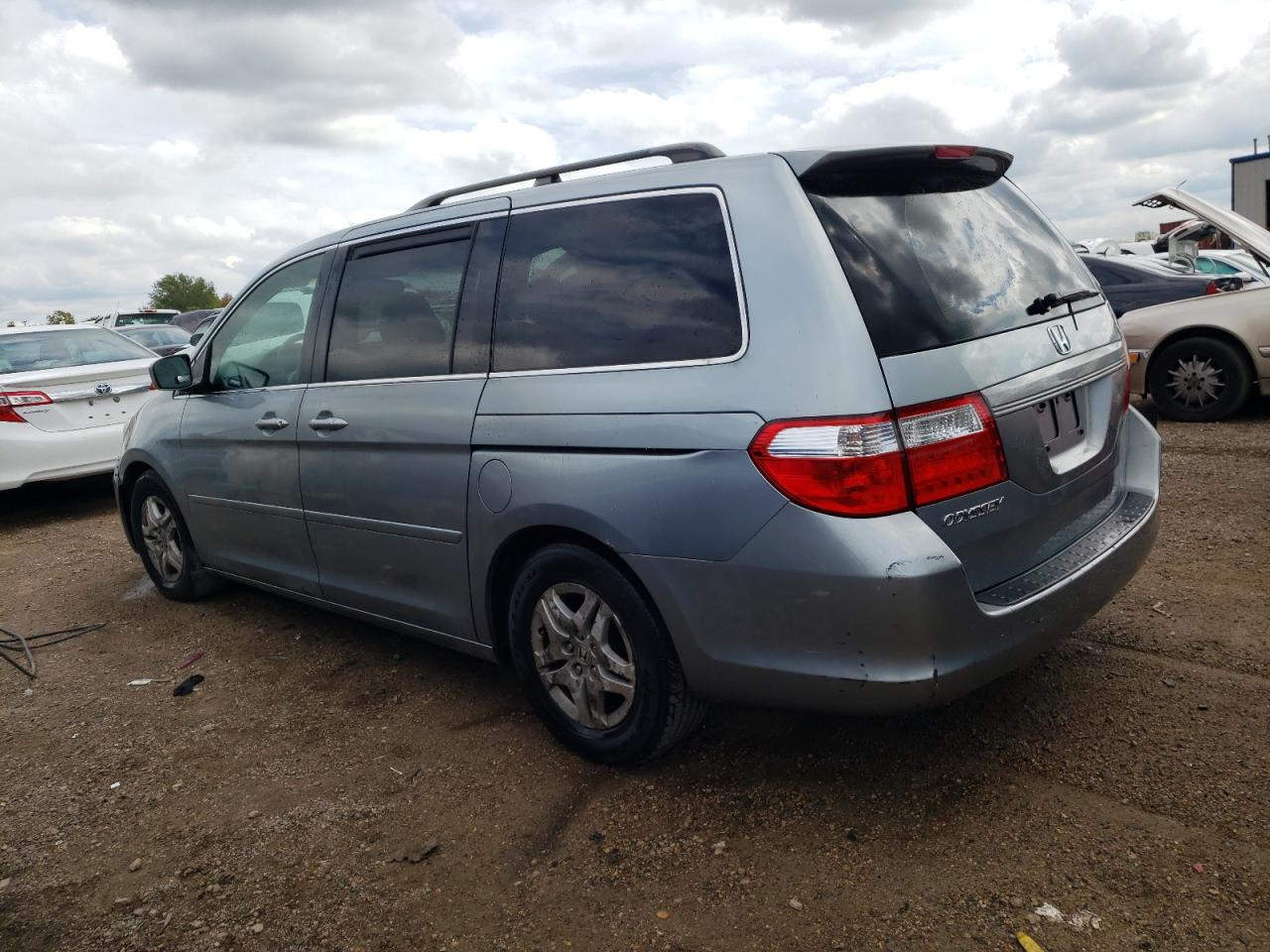 2007 Honda Odyssey VIN 5FNRL38487B078254 Copart auction photo, front end / minor dent/scratches damage thumbnail 2