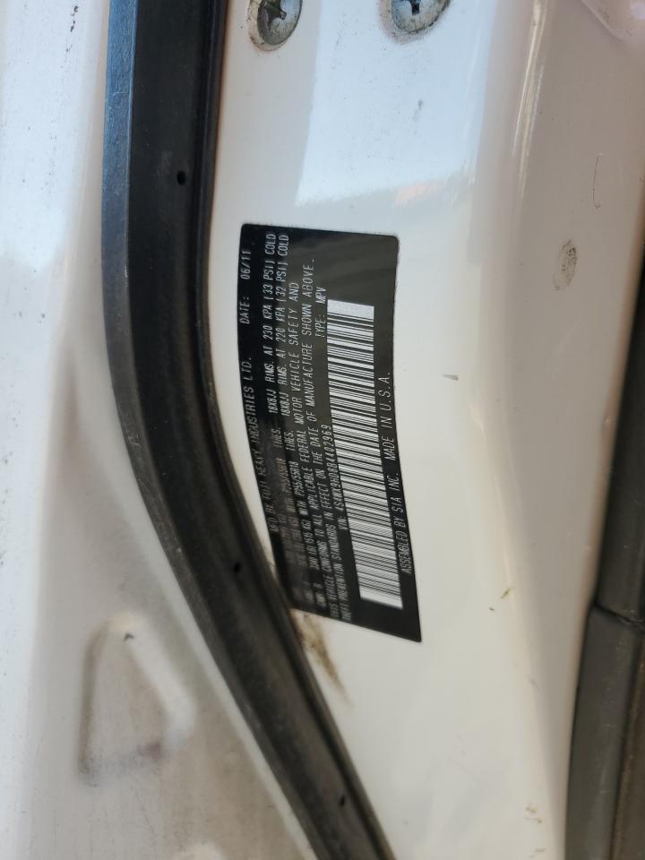 2011 Subaru Tribeca VIN 4S4WX9HD8B4402969 Copart auction photo, all over damage thumbnail 16