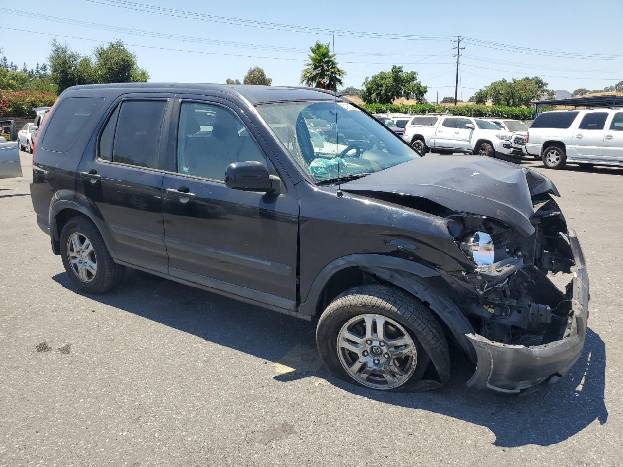 2003 Honda CR-V VIN JHLRD78873C007192 Copart auction photo, front end / mechanical damage thumbnail 4