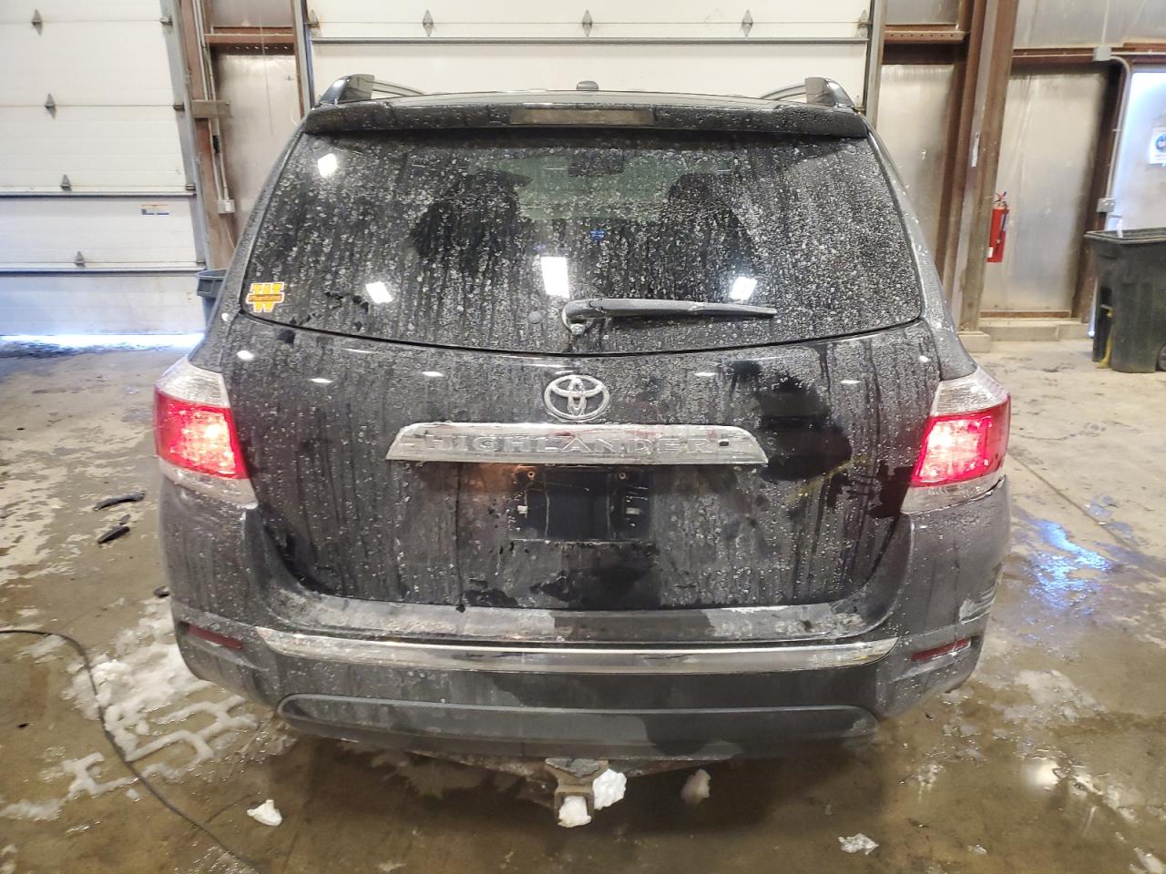 2013 Toyota Highlander VIN 5TDDK3EH2DS249950 Copart auction photo, front end / rear end damage thumbnail 6