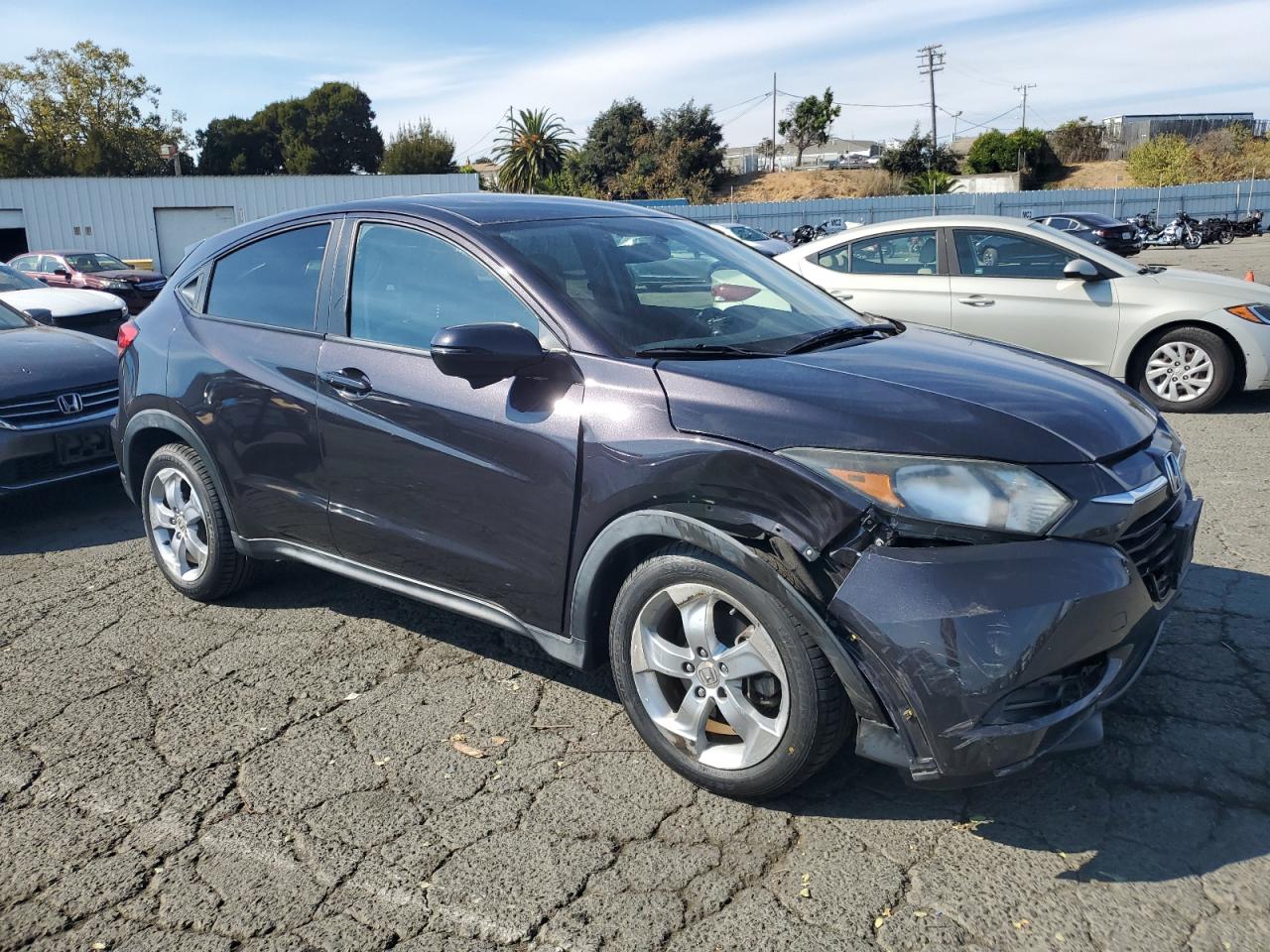 2016 Honda HR-V VIN 3CZRU5H58GM736288 Copart auction photo, rear end / front end damage thumbnail 4