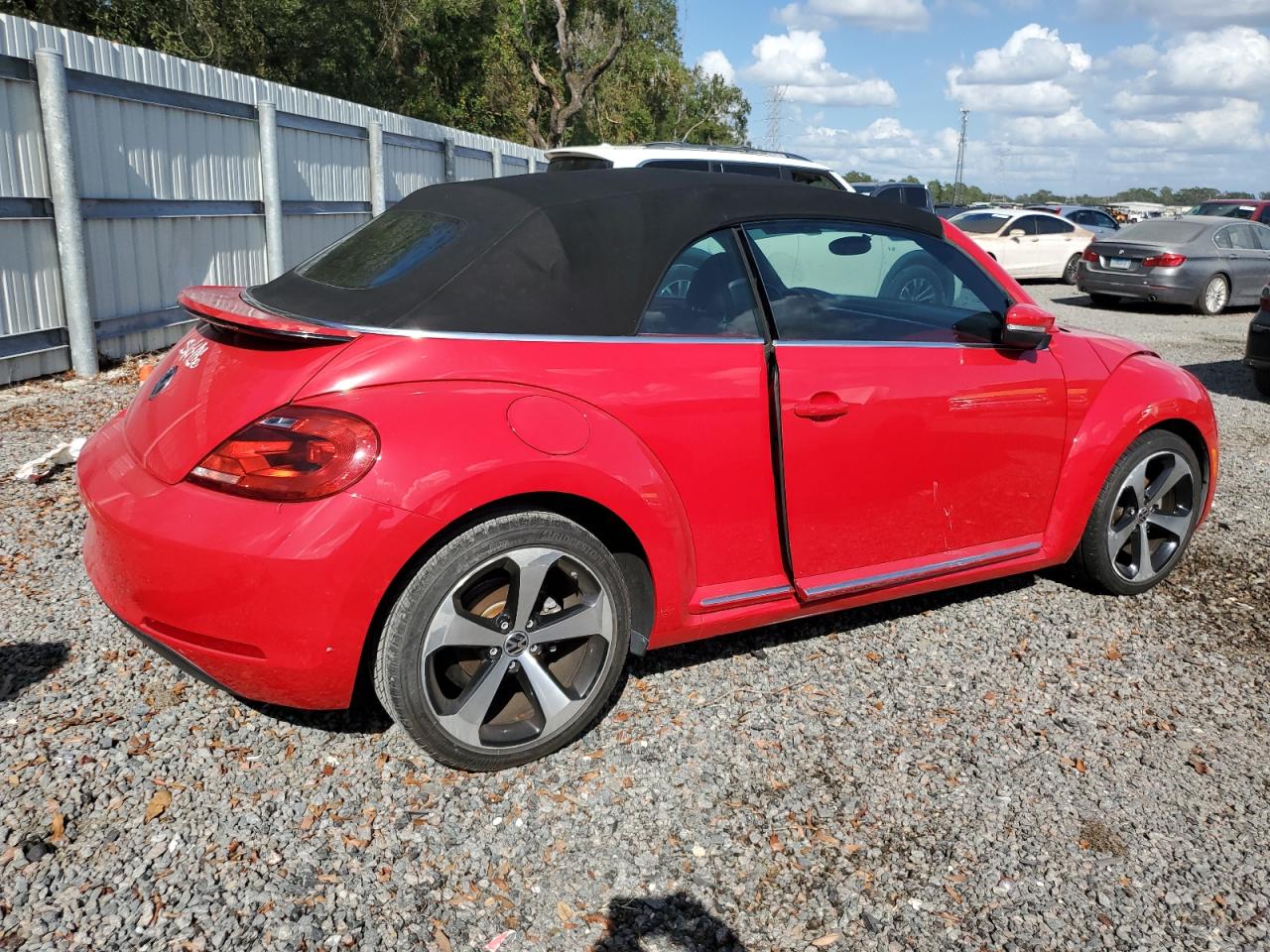2014 Volkswagen Beetle VIN 3VW5P7AT1EM802142 Copart auction photo, mechanical damage thumbnail 3