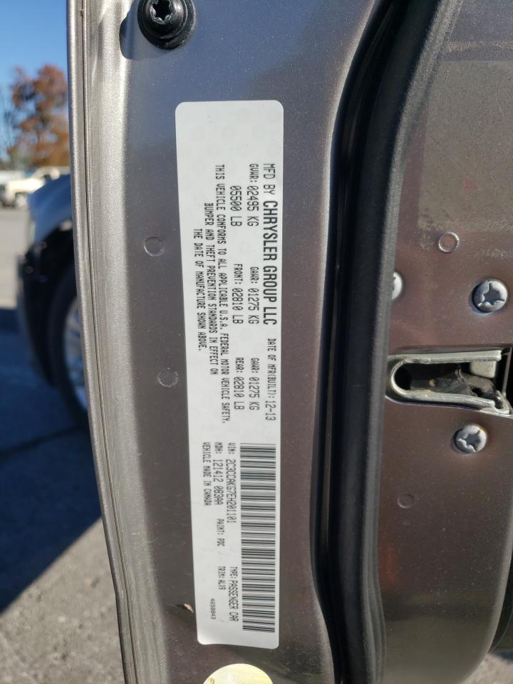 2014 Chrysler 300 VIN 2C3CCAKG7EH201101 Copart auction photo, front end / minor dent/scratches damage thumbnail 14