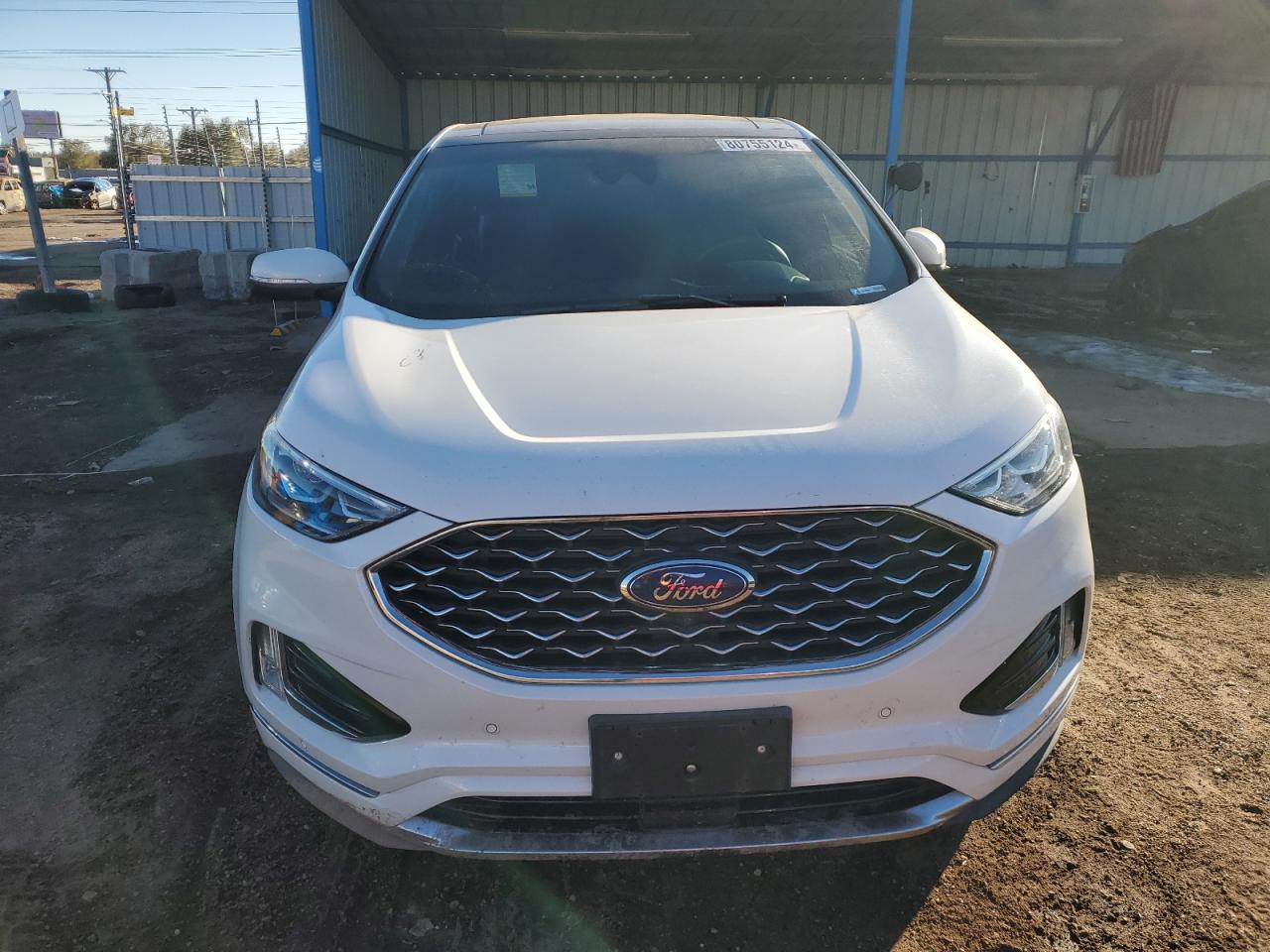 2020 Ford Edge VIN 2FMPK3K96LBB32099 Copart auction photo, side / rear end damage thumbnail 5