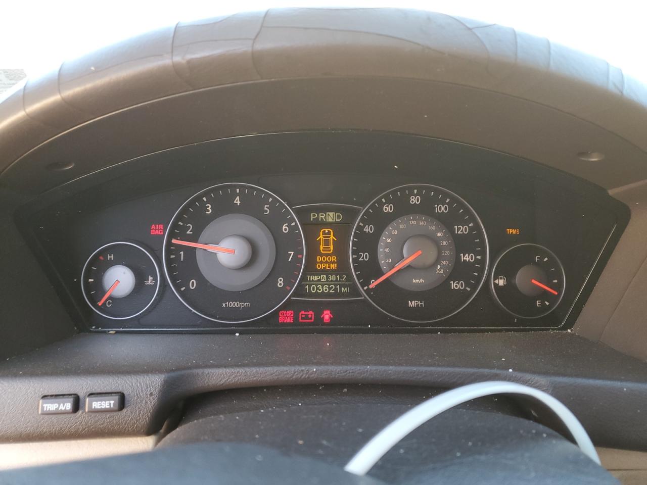 2007 KIA Amanti VIN KNALD125675121092 Copart auction photo, all over damage thumbnail 9