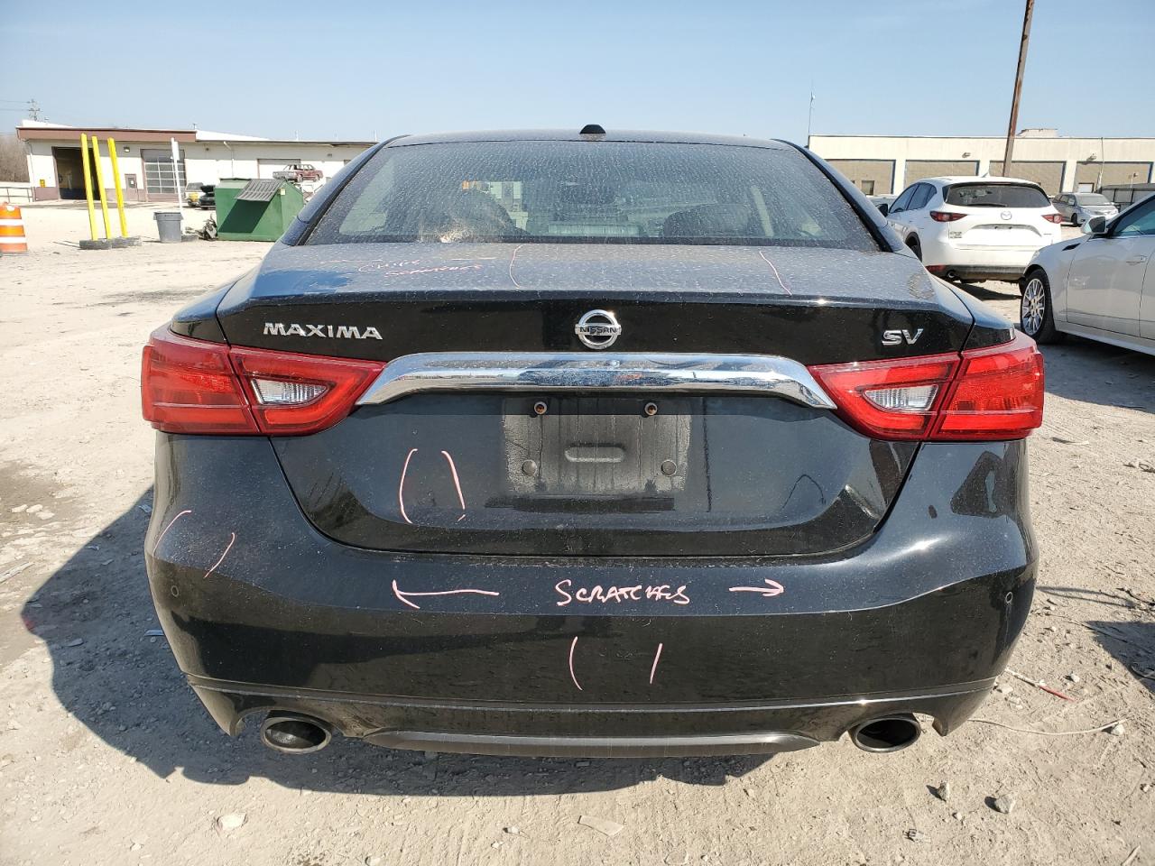 2017 Nissan Maxima VIN 1N4AA6AP0HC405808 Copart auction photo, front end / minor dent/scratches damage thumbnail 6