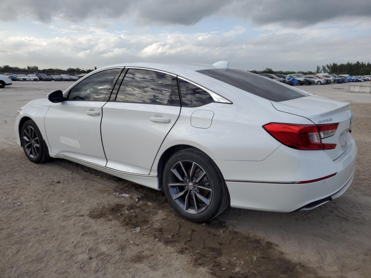 2022 Honda Accord VIN 1HGCV1F55NA055067 Copart auction photo, water/flood damage thumbnail 2