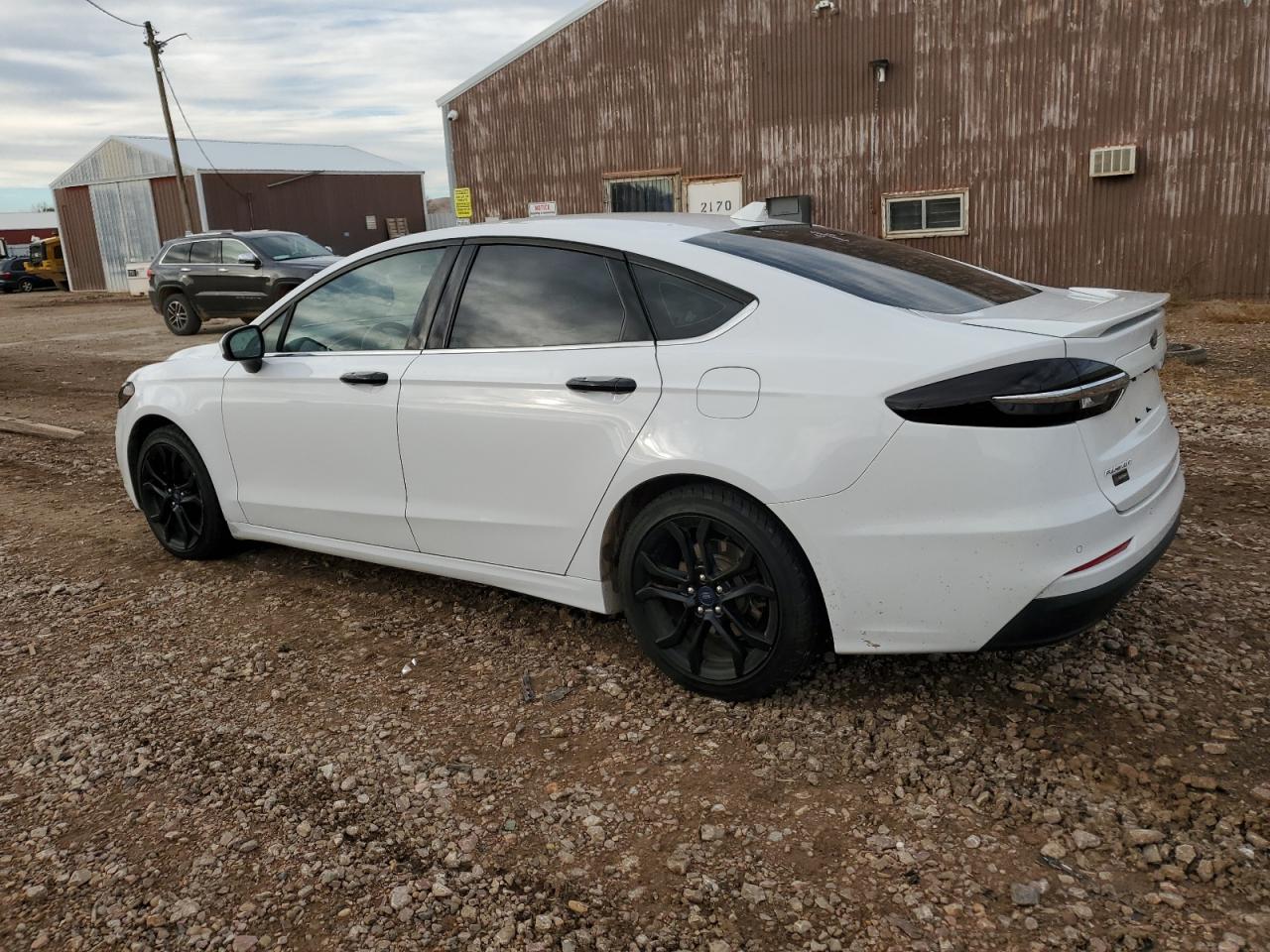 2020 Ford Fusion VIN 3FA6P0HD8LR230148 Copart auction photo, hail damage thumbnail 2