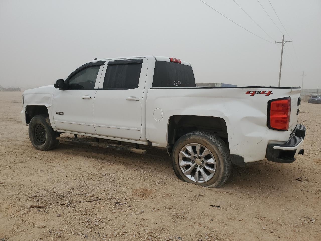2018 Chevrolet Silverado VIN 3GCUKRER1JG428079 Copart auction photo, front end / rear end damage thumbnail 2