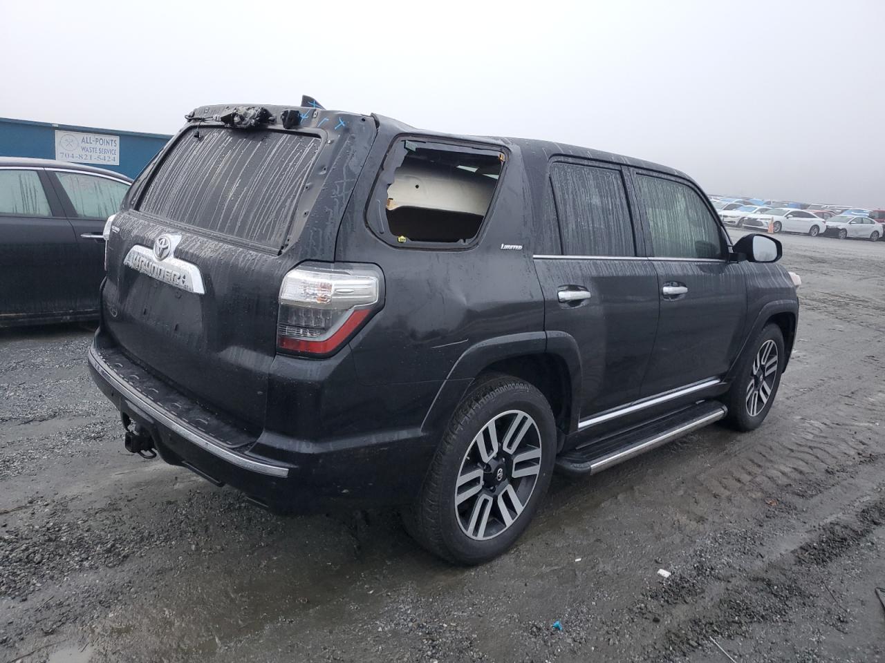 2019 Toyota 4Runner VIN JTEZU5JR5K5208317 Copart auction photo, top/roof / rear end damage thumbnail 3