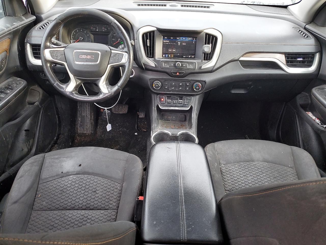 2018 GMC Terrain VIN 3GKALMEV9JL280193 Copart auction photo, front end / side damage thumbnail 8