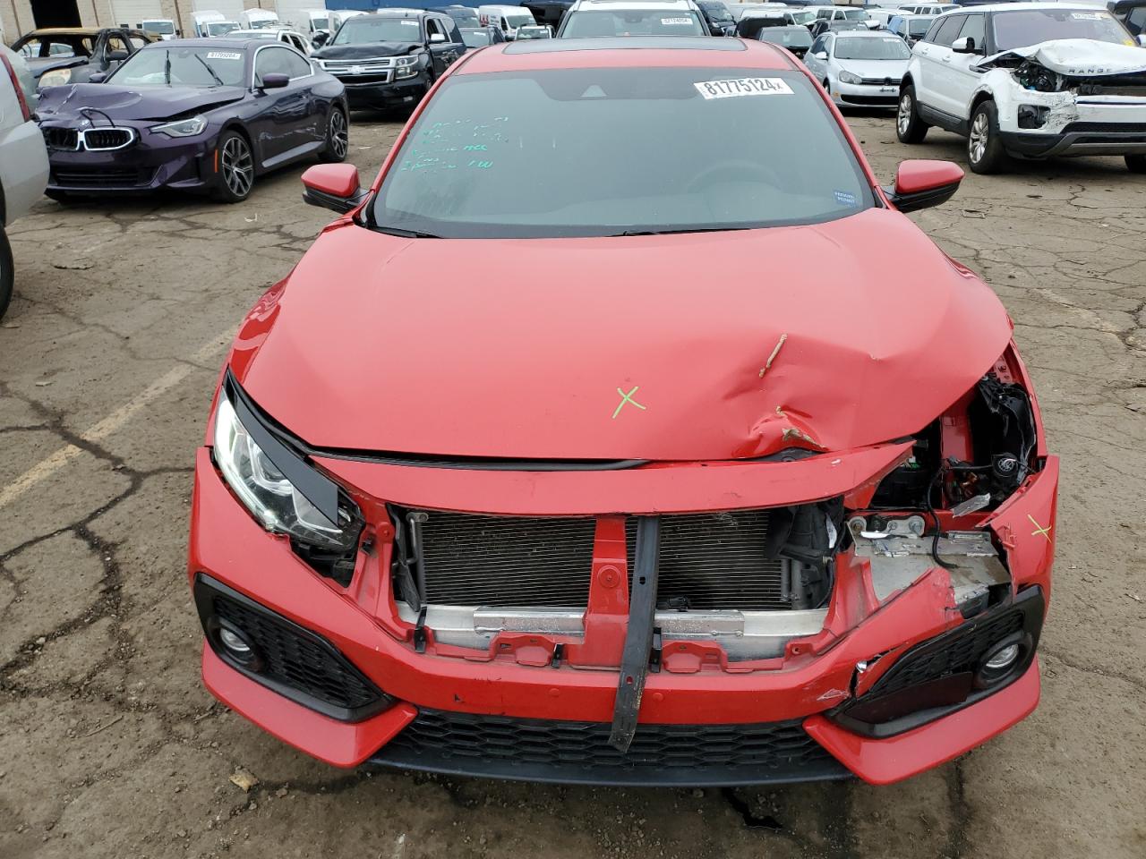 2019 Honda Civic VIN SHHFK7H65KU226236 Copart auction photo, front end / undercarriage damage thumbnail 5