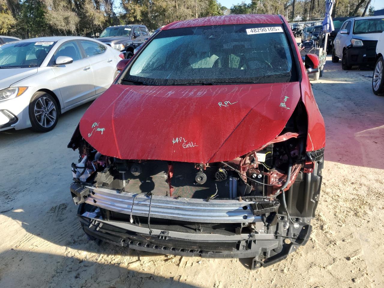 2017 Toyota Prius VIN JTDKARFU2H3052714 Copart auction photo, front end / minor dent/scratches damage thumbnail 5