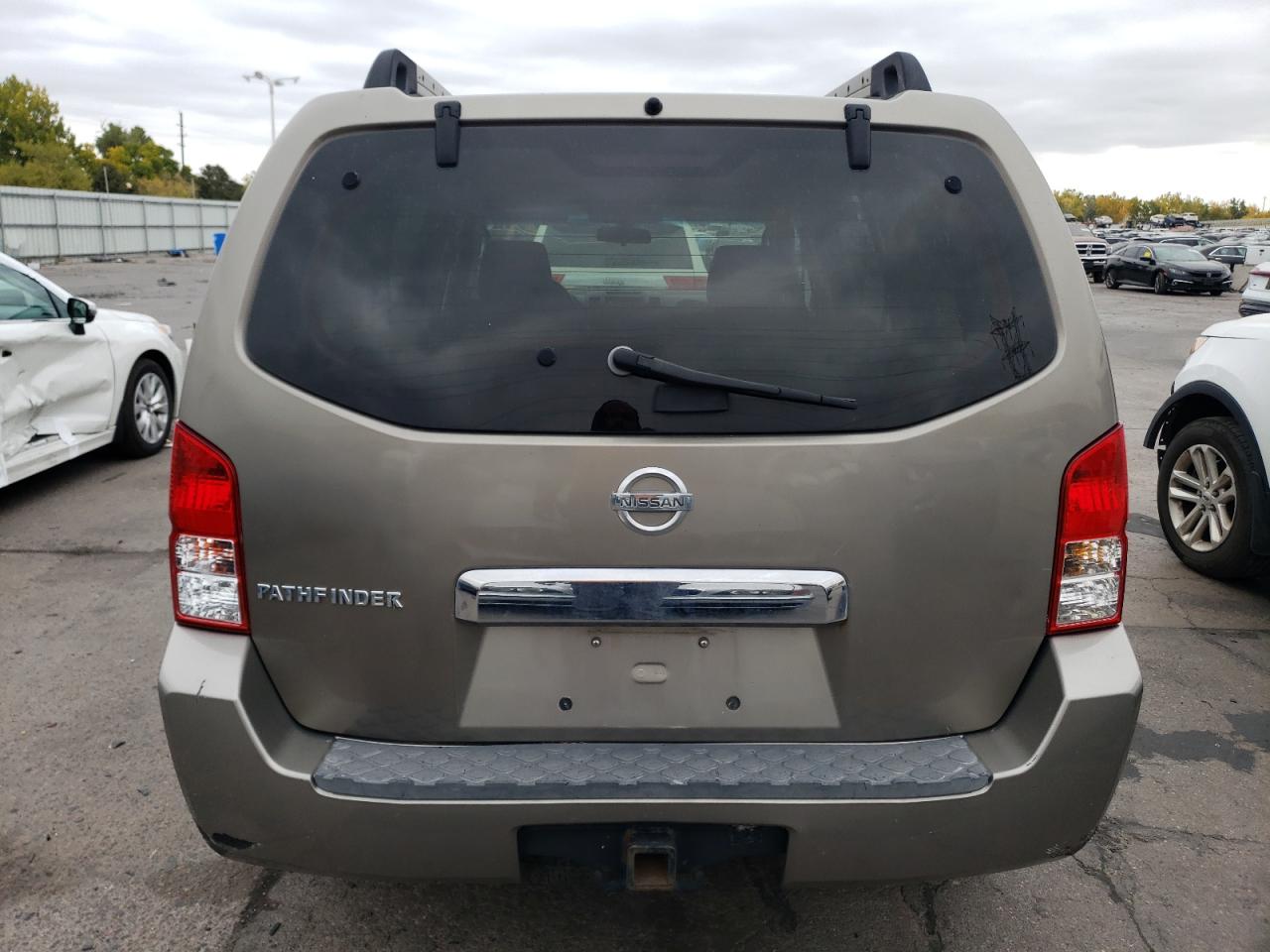 2005 Nissan Pathfinder VIN 5N1AR18W25C700712 Copart auction photo, rear end / mechanical damage thumbnail 6