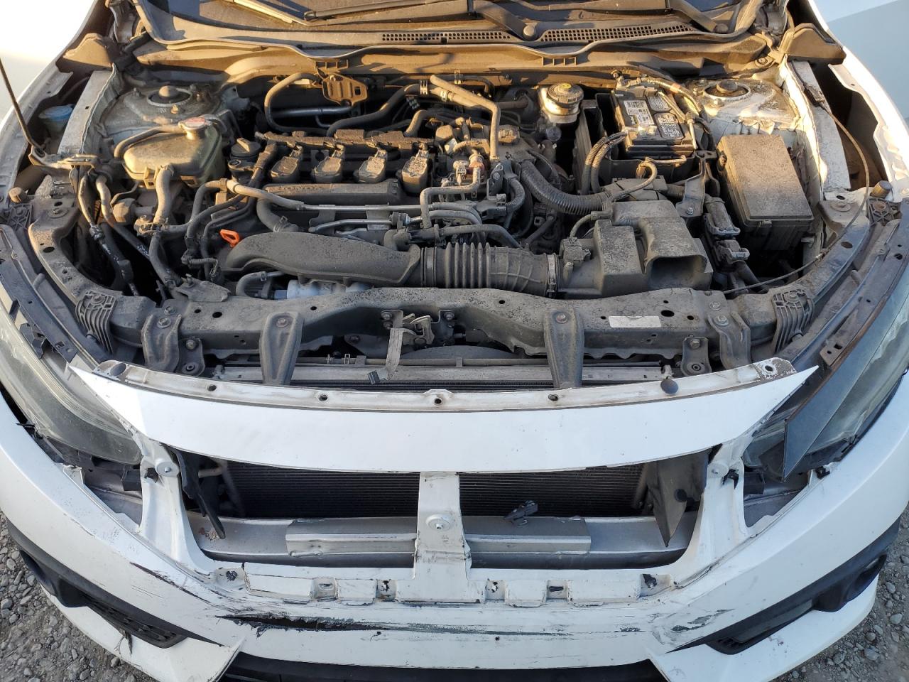 2016 Honda Civic VIN 2HGFC1F90GH635952 Copart auction photo, front end / rear end damage thumbnail 11