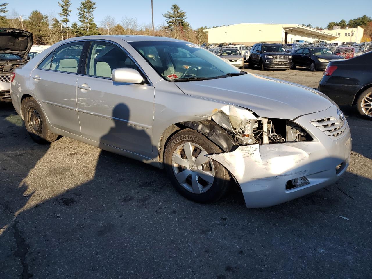 2009 Toyota Camry VIN 4T4BE46K89R085171 Copart auction photo, front end / side damage thumbnail 4