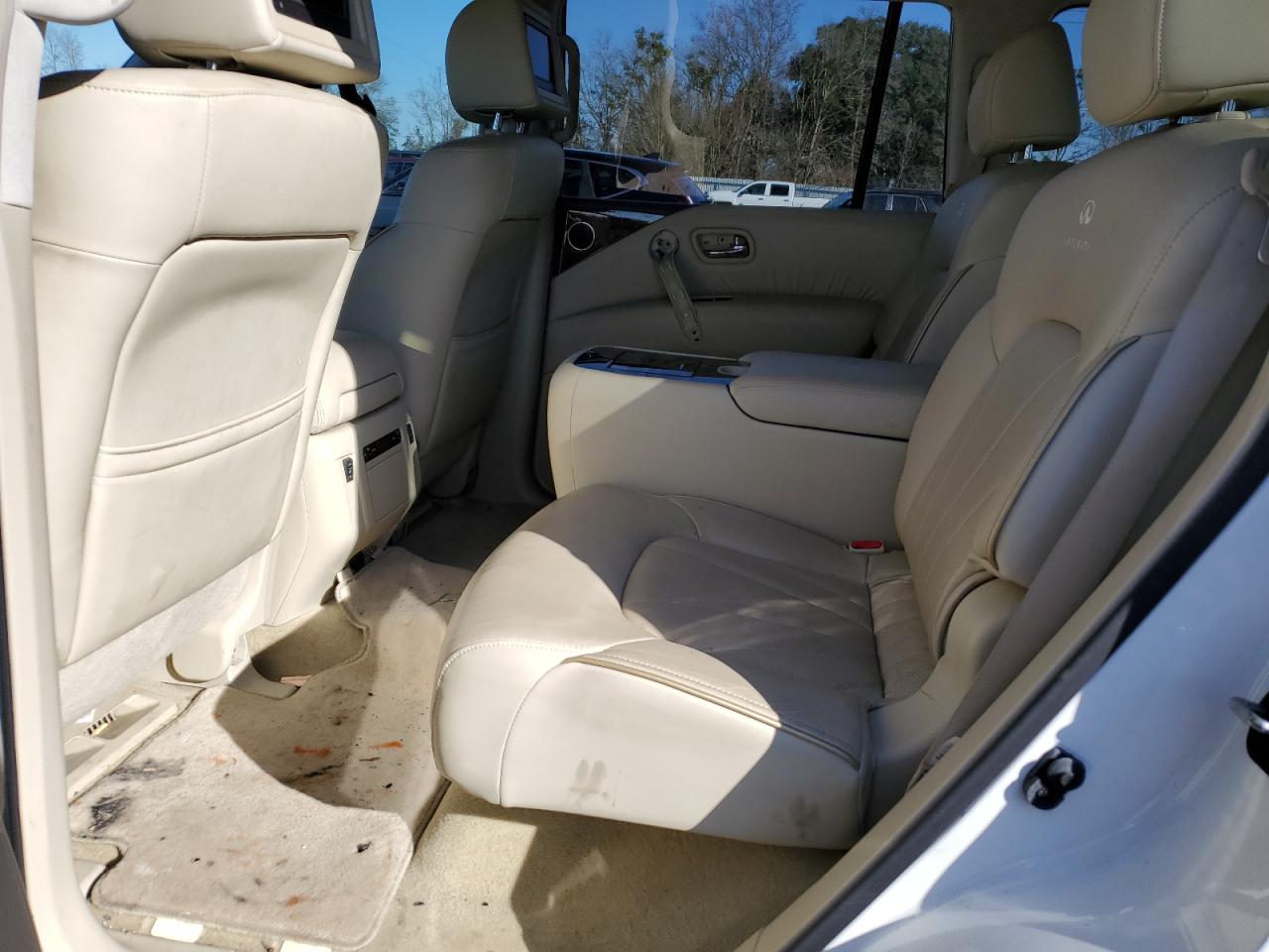 2013 Infiniti QX56 VIN JN8AZ2NF7D9531429 Copart auction photo, front end / stripped damage thumbnail 11