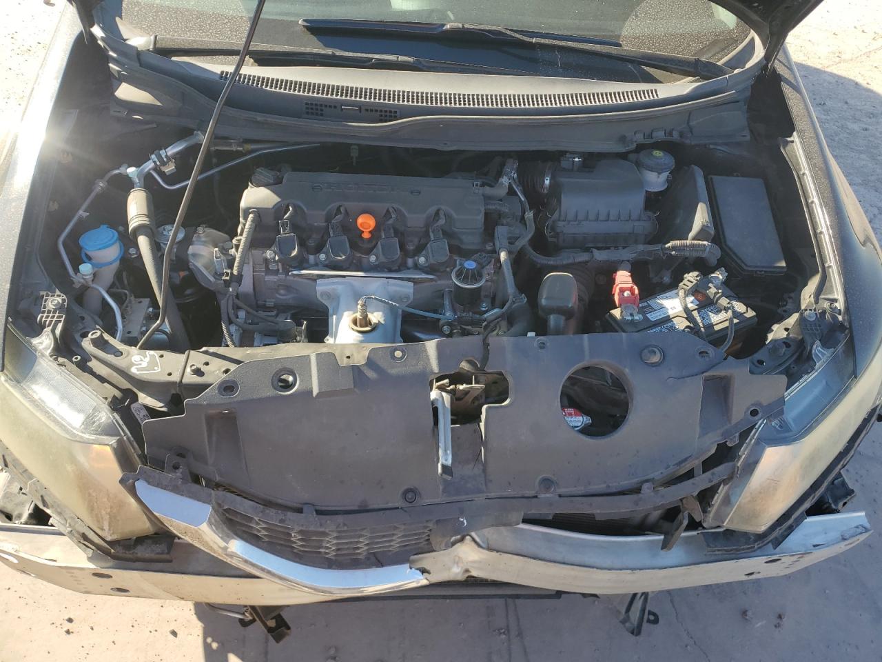 2014 Honda Civic VIN 19XFB2F58EE007411 Copart auction photo, front end damage thumbnail 11