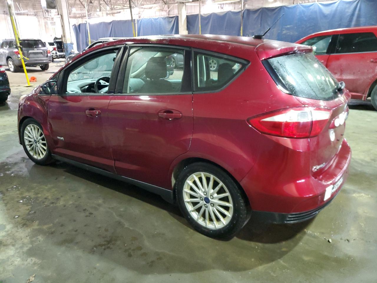 2015 Ford C-MAX VIN 1FADP5AU2FL112047 Copart auction photo, side / front end damage thumbnail 2