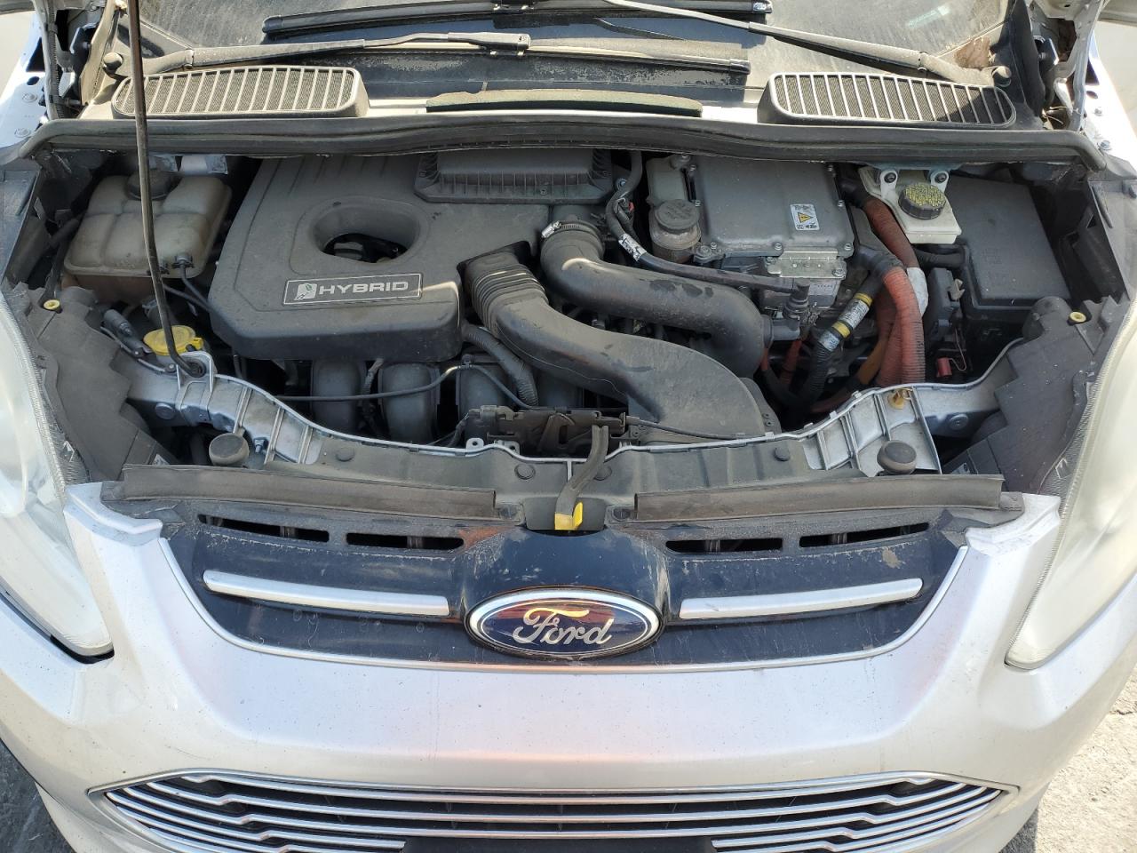 2014 Ford C-MAX VIN 1FADP5BU6EL521326 Copart auction photo, side / front end damage thumbnail 12
