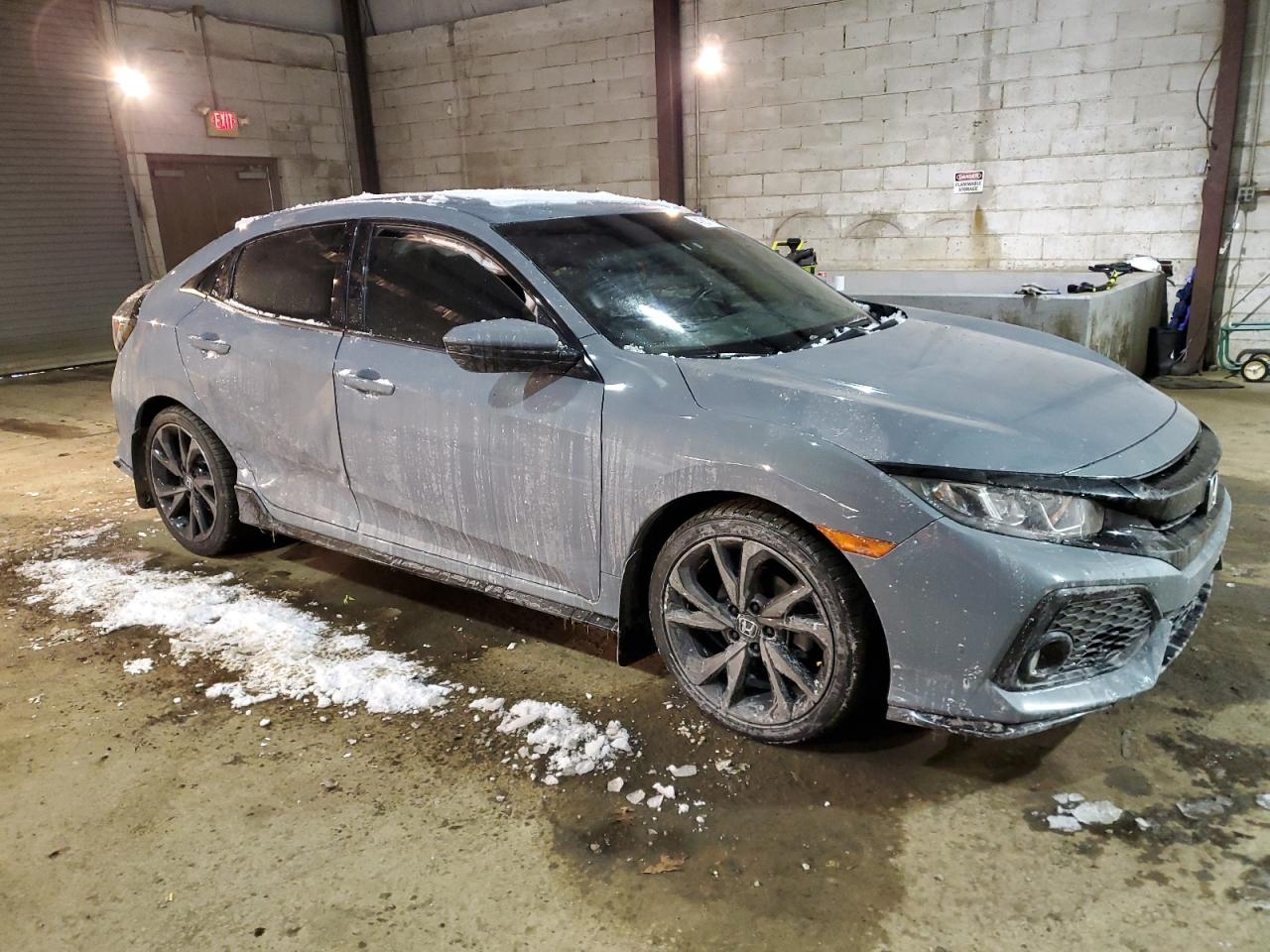 2017 Honda Civic VIN SHHFK7G46HU228151 Copart auction photo, side damage thumbnail 4