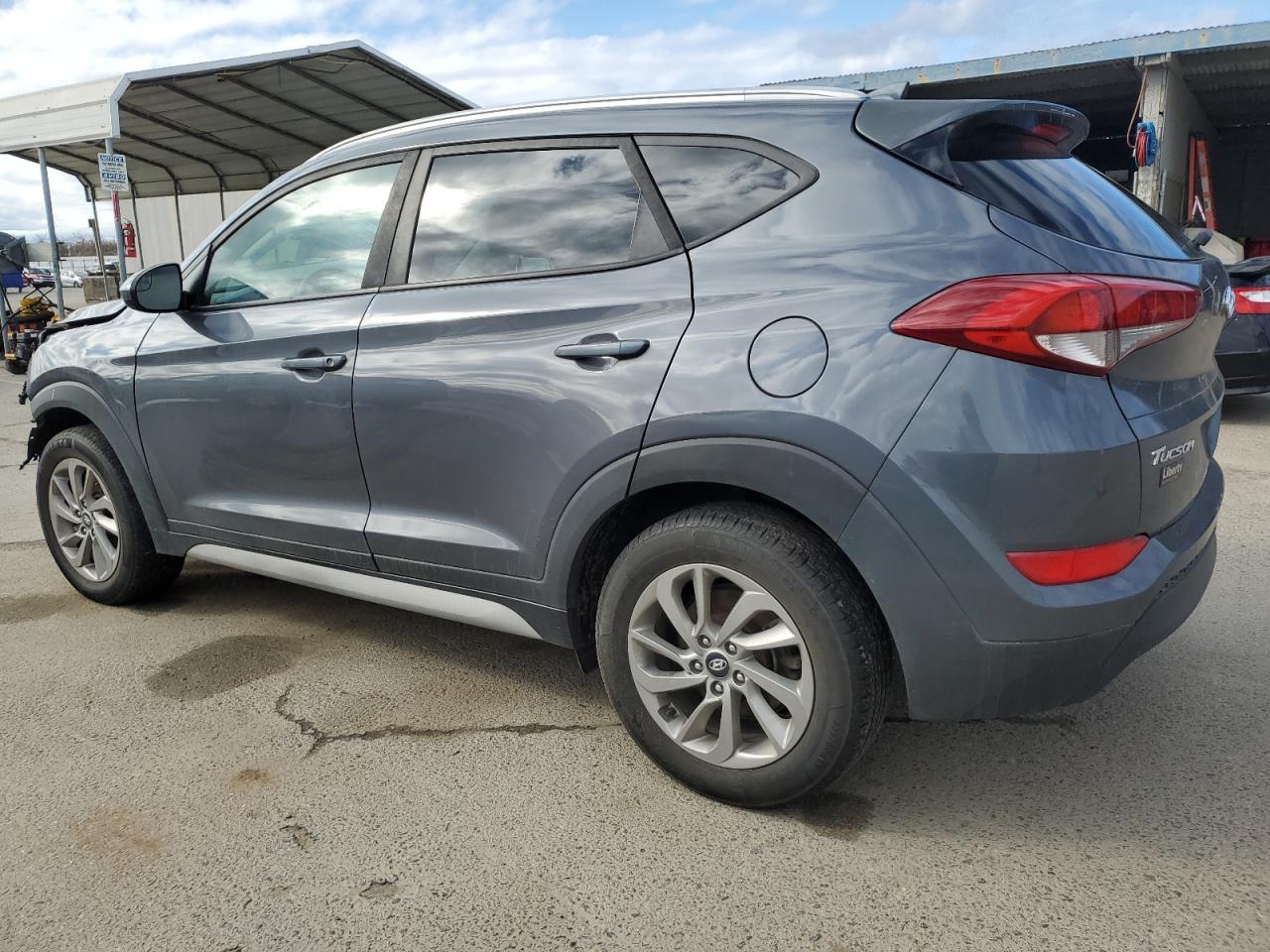 2018 Hyundai Tucson VIN KM8J3CA49JU646819 Copart auction photo, front end damage thumbnail 2