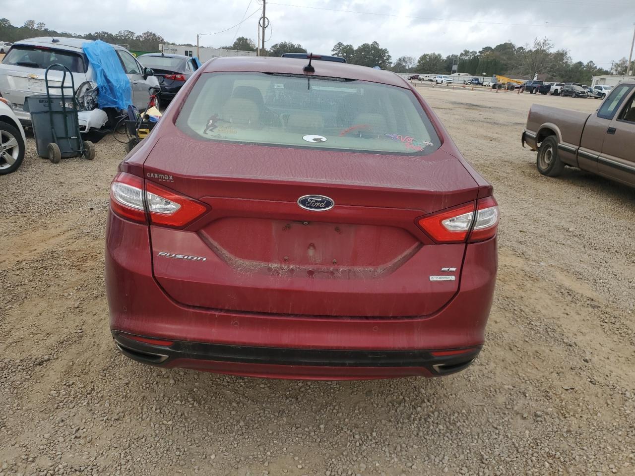 2014 Ford Fusion VIN 3FA6P0H99ER313201 Copart auction photo, front end / minor dent/scratches damage thumbnail 6