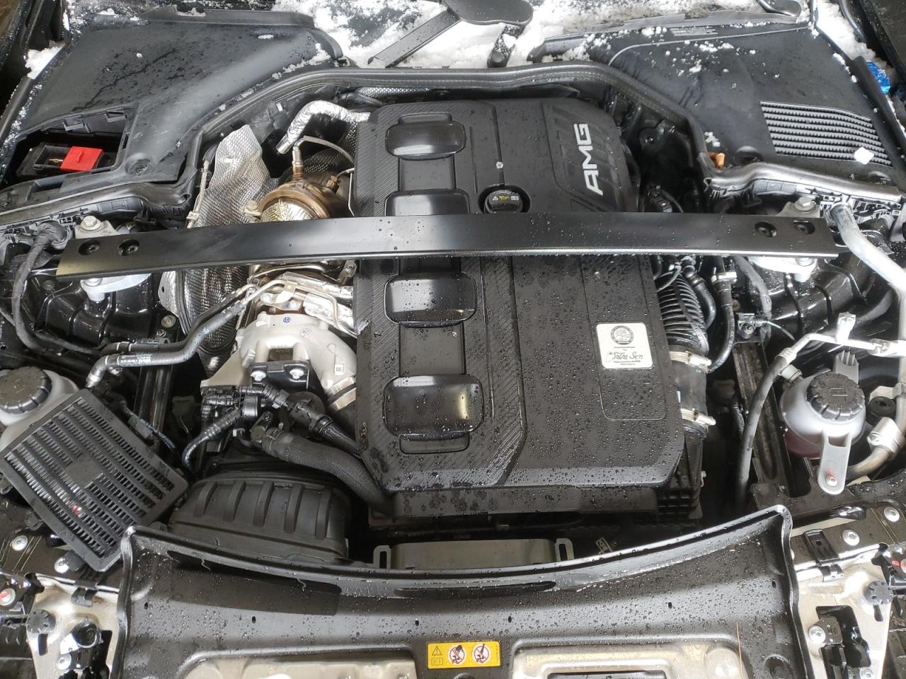 2024 Mercedes-Benz C-klasse VIN W1KAF8HB9RR220405 Copart auction photo, front end damage thumbnail 11