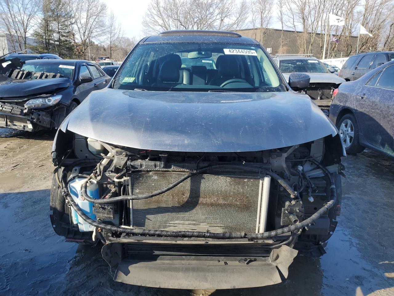 2017 Nissan Rogue VIN JN8AT2MV0HW005306 Copart auction photo, front end damage thumbnail 5