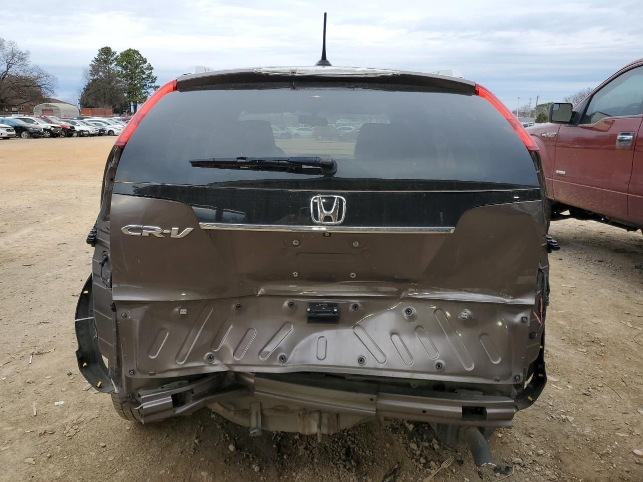 2014 Honda CR-V VIN 2HKRM3H76EH562834 Copart auction photo, rear end damage thumbnail 6