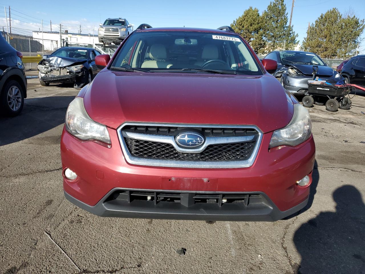 2014 Subaru XV VIN JF2GPAGC8E8225244 Copart auction photo, rear end damage thumbnail 5