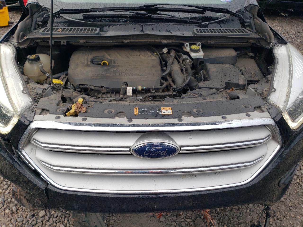 2018 Ford Escape VIN 1FMCU0HD7JUA16064 Copart auction photo, front end damage thumbnail 12